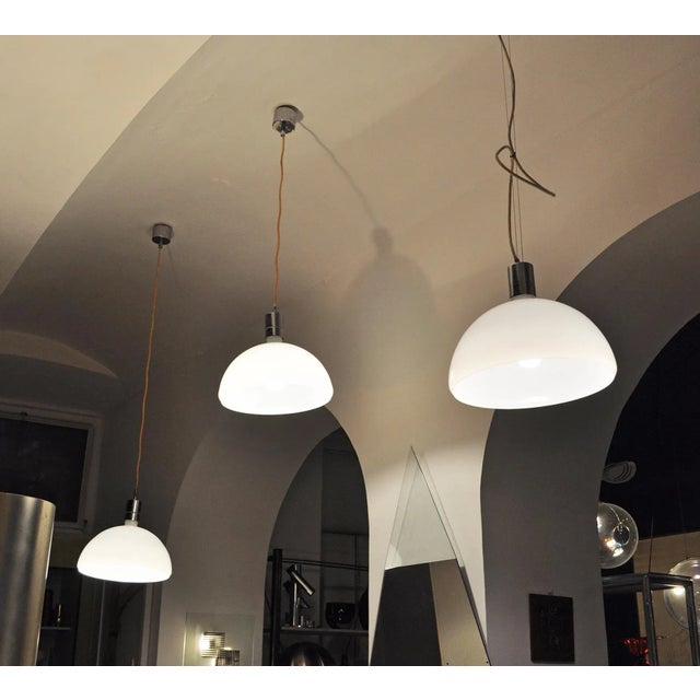 Mid-Century Modern AM AS Series Chandelier by Helg, Piva, and Albini for Sirrah, 1969 For Sale - Image 3 of 9