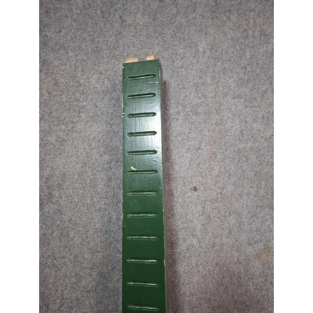 Directoire Bed in Green Painted Wood For Sale - Image 3 of 7