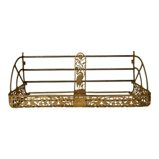 1882 A&W Co. Chicago Great Pullman Railway Brass Train Car Rack For Sale