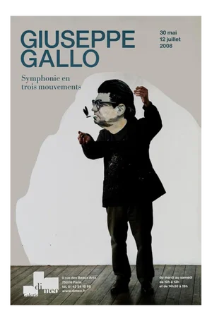 Giuseppe Gallo - Vintage Exhiition Poster - Galerie Di Meo - 2008 2008