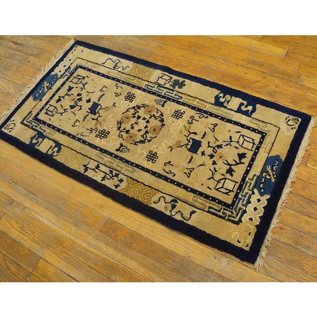 Chinese Early 20th Century Chinese Peking Rug For Sale - Image 3 of 9