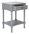 Tate 1 Drawer Accent Table in Distressed / Grey For Sale - Image 9 of 11