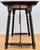 1920s Spanish Baroque Revival Oak Side Table with Barley Twist Legs and Iron Stretcher For Sale - Image 10 of 10
