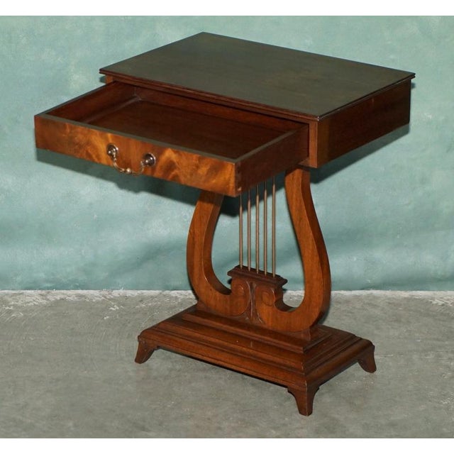 Regency Style Hardwood Kyre Form Side Tables, Set of 2 For Sale - Image 14 of 18