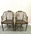Brown 1970’s Baker Furniture Regency Faux Bamboo Wood Chairs Pair For Sale - Image 8 of 8