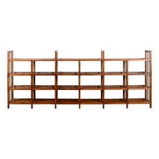 Vintage Open Etagere Bookcase For Sale