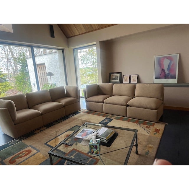 Unusual Milo Baughman Sectional Sofa For Sale In New York - Image 6 of 7