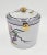 1910s Japanese Nippon Hand Painted Floral Porcelain Lidded Container For Sale In Dallas - Image 6 of 9