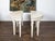 Late 19th Century Pair of French Neoclassical Style 1880s Demilune Tables with Carved Décor For Sale - Image 5 of 12