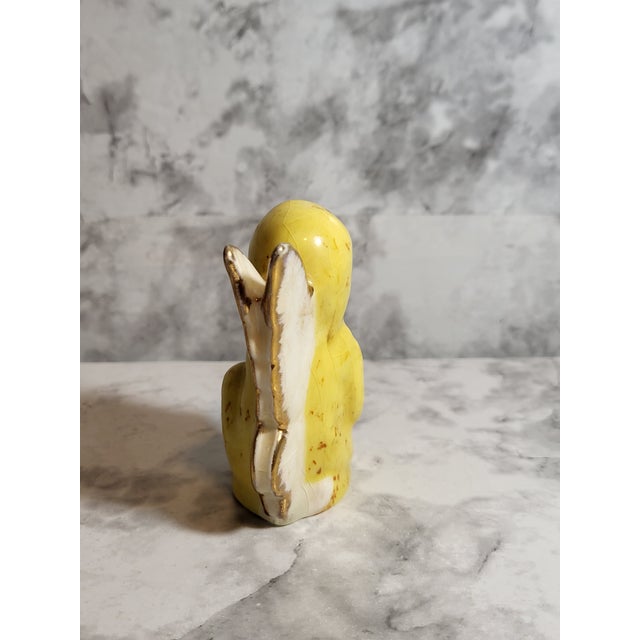 1920s L E Smith Ceramic Angel Figurine For Sale - Image 9 of 12