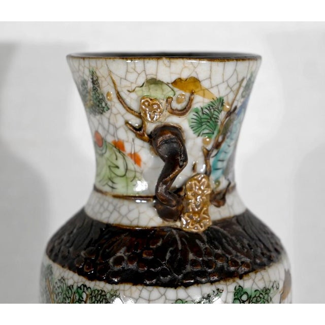 19th Century Crackled Earthenware Vase, Nanjing, China For Sale - Image 10 of 18