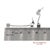 Silver 18k 750 Solid White Gold Natural Diamond Box Drop Earrings, A Pair For Sale - Image 8 of 8