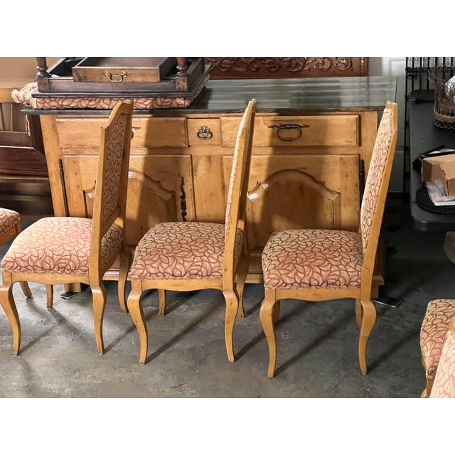C. 1980’s Guy Chaddock Melrose Collection Chairs a Set of 10 For Sale - Image 4 of 10