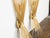 Gold Vintage French 1970s Three-Light Sunray Sconces - a Pair For Sale - Image 8 of 9