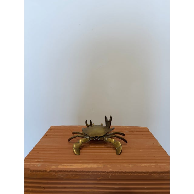 Mid-Century Modern Mid-Century Bronze Crab Sculpture With Hinged Top, Brazil 1960s For Sale - Image 3 of 15