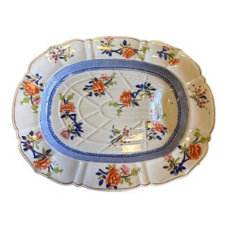 Antique Mason’s Patent Ironstone Well and Tree Platter, Imari Palette, 18¾", Circa 1820-1840 For Sale