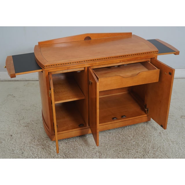 Traditional Hickory White Genesis Collection Satinwood Biedermier Server For Sale - Image 3 of 18