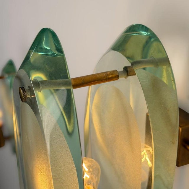 Model 2093 Wall Lights in Brass by Max Ingrand for Fontana Arte, 1960s, Set of 2 For Sale - Image 17 of 18