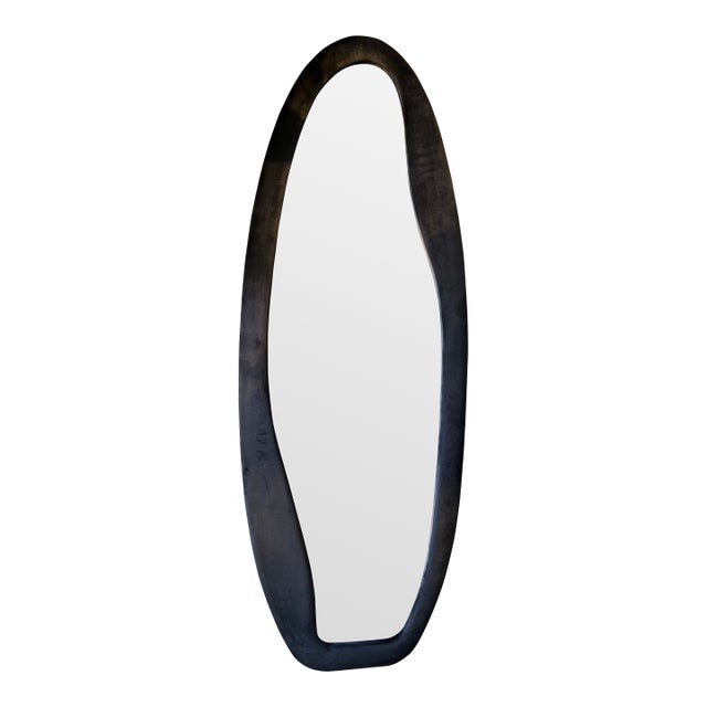 Black Full Length Mirror 63” For Sale