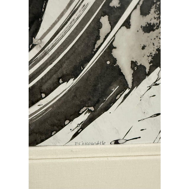 Cecil Touchon, Mixed Media Collage Cut Painting Cecil Touchon Black White Assemblage Texas Art, c.2005-2007 For Sale - Image 10 of 12