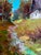 Blue Oil Painting Early Morning in the Village Yuriy Suprunchuk For Sale - Image 8 of 12