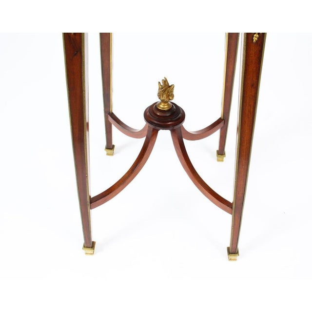 French Parquetry Ormolu Mounted Stand Attributed to François Linke, 19th Century For Sale - Image 15 of 18