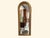 It is a baroque and neoclassical style mirror. It has an ornate frame with numerous details and its curvature gives it an...