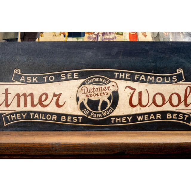 Early 20th Century Detmer Woolens Garment Box For Sale - Image 4 of 10