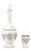Judaica Sterling Silver Decanter and Kiddush Cup For Sale