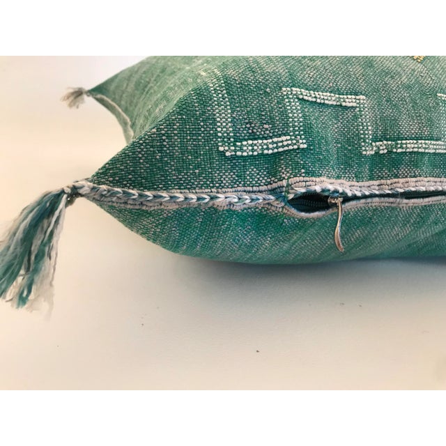 2020s Cactus Silk Pillow Cover For Sale - Image 5 of 8