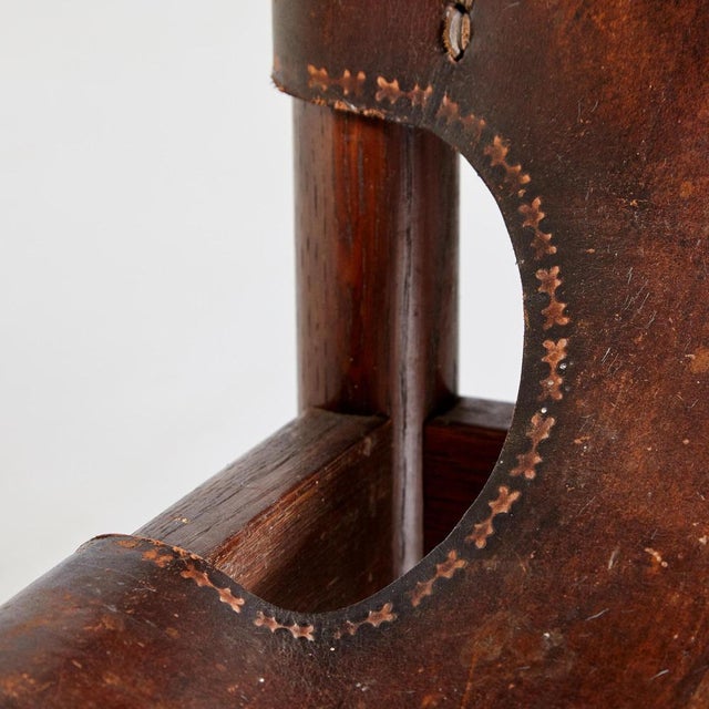 Wood Oak Lounge Chair, 1970s For Sale - Image 7 of 9