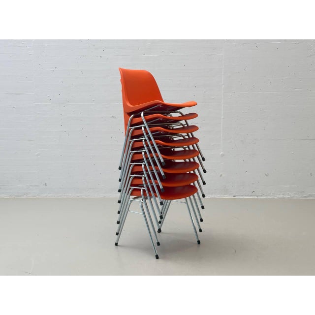 Europa Stacking Chair by Helmut Starke for Embru, 1970s For Sale - Image 11 of 17