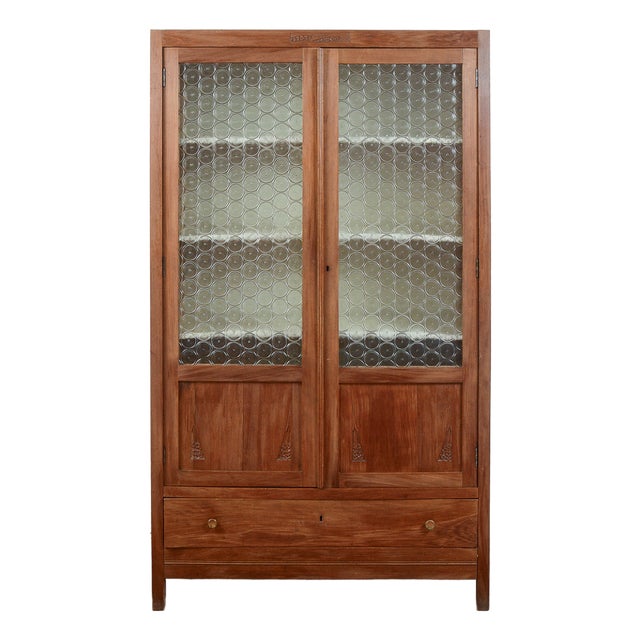 20th Century Wooden Display Cabinet For Sale