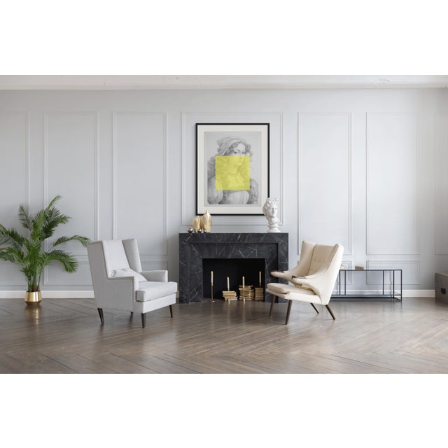 Contemporary Female Portrait in Renaissance Style by Diane Grant Studio. *Chairish Exclusive. Materials: Printed on High-...