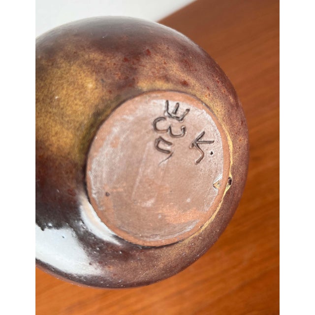 Mid-Century Modern German Studio Pottery Calabash Vase from Cornelsen Kindermann Keramik, 1960s For Sale - Image 10 of 11