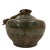 Early 20 Century Vintage Chinese Dark Green Glaze Pottery Vase/Liquor Bottle For Sale In Los Angeles - Image 6 of 8