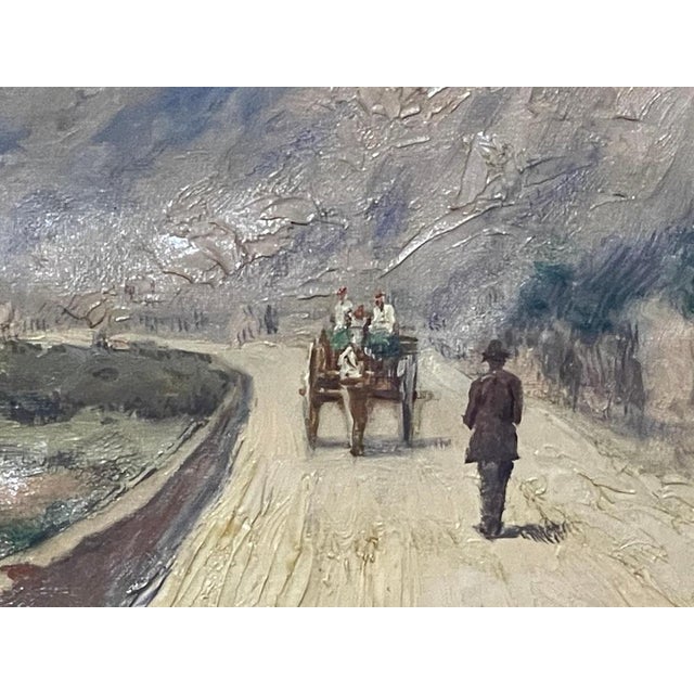 Rosario Di Fazio, Sicilian Landscape, 20th Century, Oil Painting on Canvas For Sale - Image 4 of 8