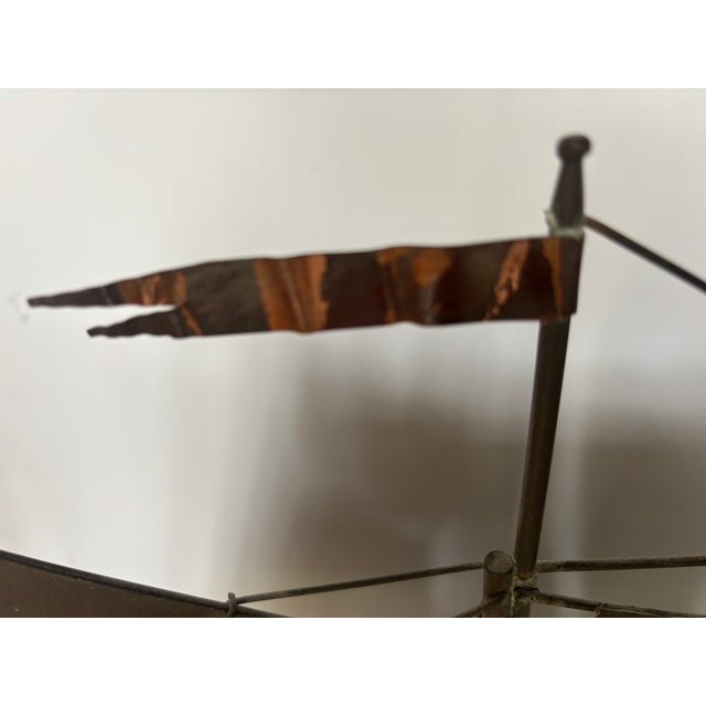 Copper Clipper Ship Weathervane For Sale - Image 4 of 13
