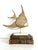Brass Vintage Brass Angelfish Statue For Sale - Image 8 of 13