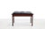 Elegant vintage footstool crafted from solid wenge wood with beautiful artisanal corner joints. The sleek design and rich...