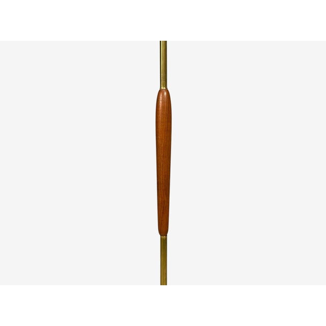Swedish Modern, Standing Lamps, Teak, Brass, Sweden, 1940s For Sale - Image 9 of 13
