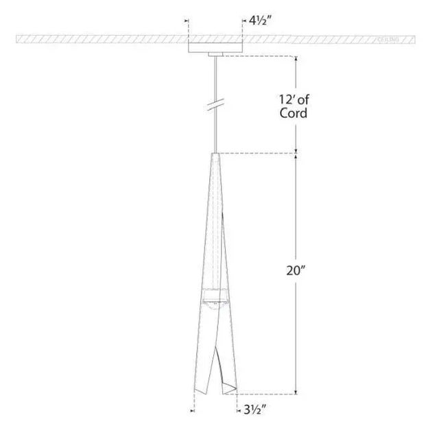 Visual Comfort Kelly Wearstler for Visual Comfort Signature Piel Delicate Wrapped Pendant in Bronze For Sale - Image 4 of 4