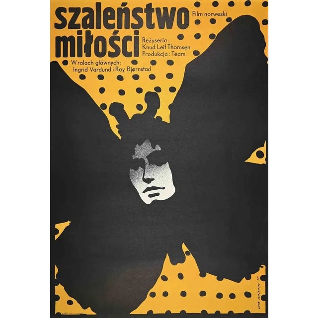 Szalenstwo Milosci - Vintage Poster is a vintage poster realized by Unknow Artist, in 1979s. Mixed colored offset print....
