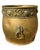 Early 20th Century Large Turn-of-the-Century Brass Jardinière Cachepot With Lion Ring Handles and Repoussé Rose Banding For Sale - Image 4 of 8