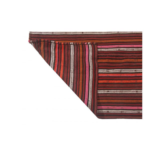 1970s Vintage Turkish Decorative Kilim Rug - 5`5" X 9`8" For Sale - Image 5 of 6