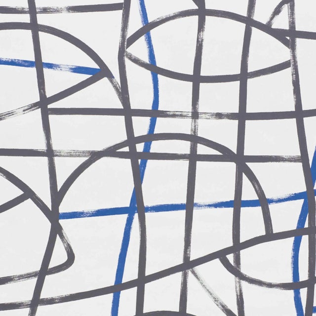 A painterly, large-scale printed paper, Abstratto is a double-width, soft geometric that creates an elegant, arty mural...