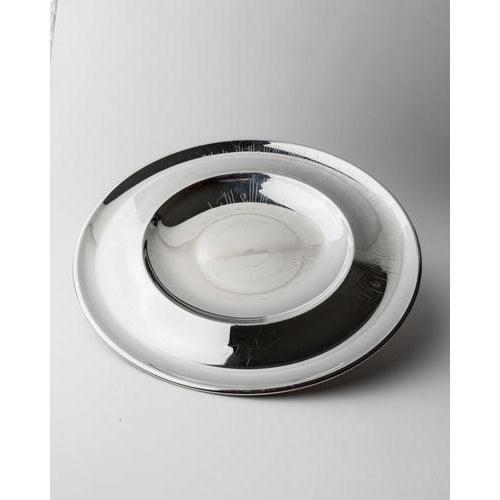 Vintage Stainless Steel Bowl in Polished Metal, 1980s For Sale - Image 4 of 11