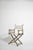 Pair of movie director chairs, 1980s. Height: 94 cm - 37.01 in Length: 55 cm - 21.65 in Width: 46 cm - 18.11 in Diameter:...