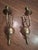 Metal Vintage Solid Brass Candle Wall Sconces- A Pair For Sale - Image 7 of 10
