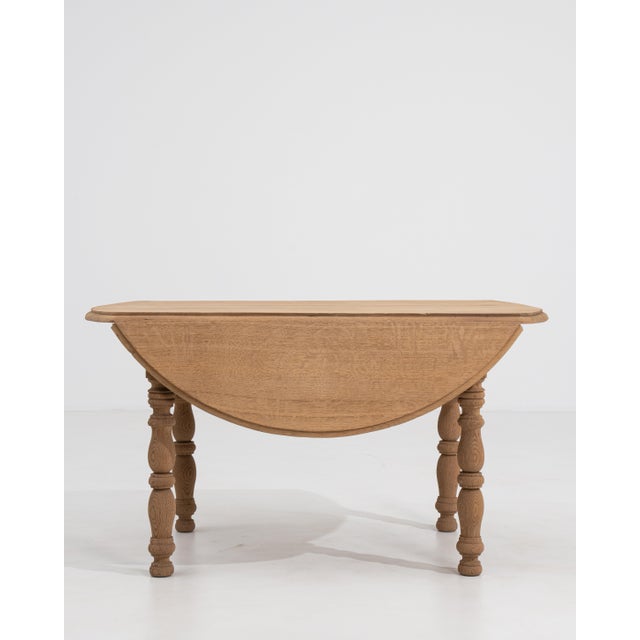 Mid 20th Century Oak Drop-Leaf Side Table For Sale In Greensboro - Image 6 of 13